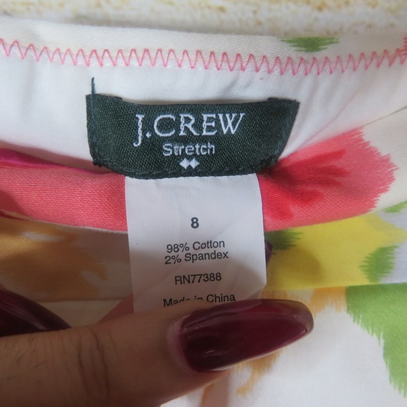 J.Crew Floral Print Skrit - Picture 2 of 3